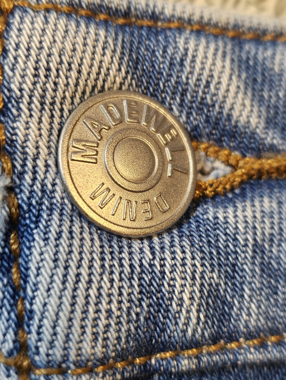 NWT Madewell The Curvy Perfect Vintage Jean Comfort Stretch High Rise Raw Hem - Picture 6 of 16